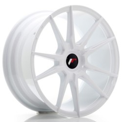 Japan Racing JR-21 18x8.5" (4 & 5 hole custom PCD) ET20-40, White
