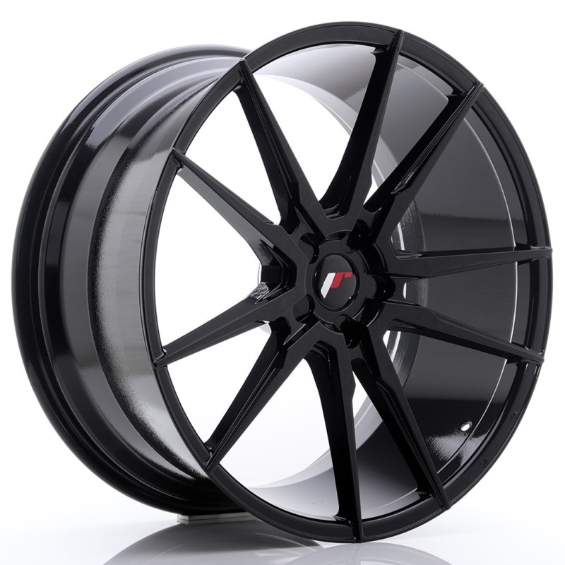 Japan Racing JR-21 Extreme Concave 22x10.5" (5 hole custom PCD) ET15-52, Gloss Black