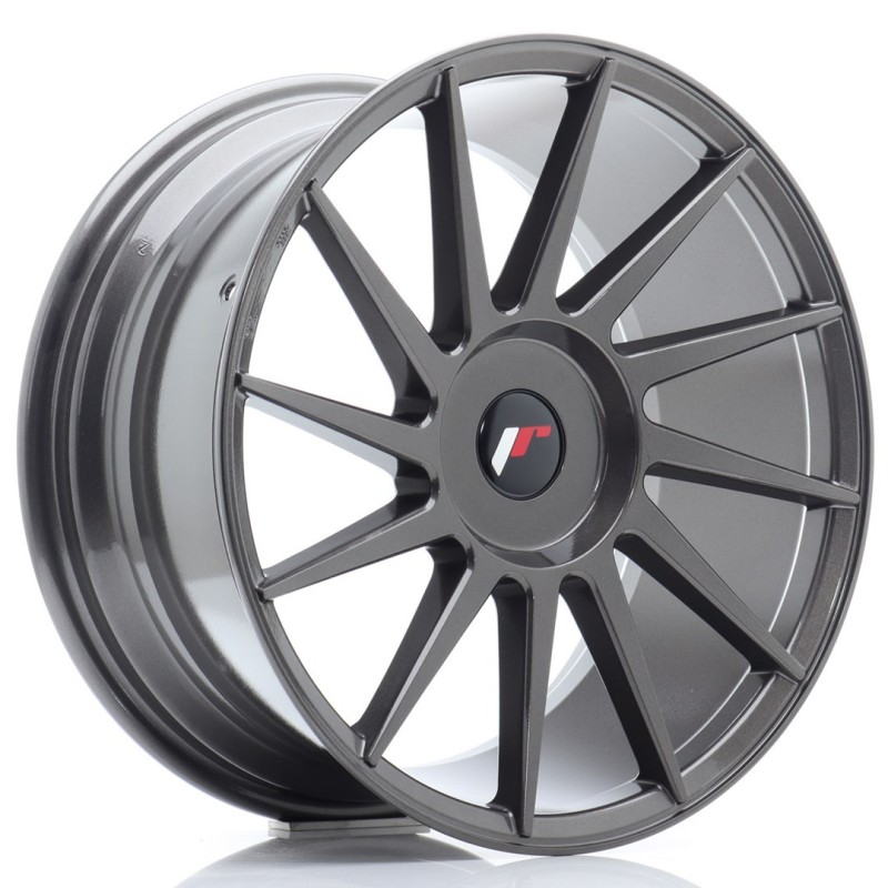 Japan Racing JR-22 18x8.5" (4 & 5 hole custom PCD) ET20-40, Hyper Gray