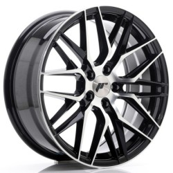 Japan Racing JR-28 18x7.5" 5x112 ET40, Gloss Black, Machined Face