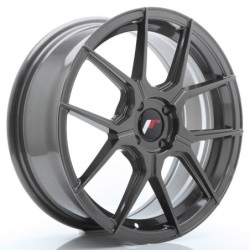 Japan Racing JR-30 17x7" 4x100 ET40, Hyper Gray