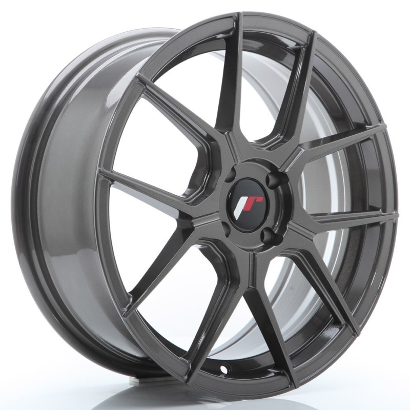 Japan Racing JR-30 17x7" 4x100 ET40, Hyper Gray