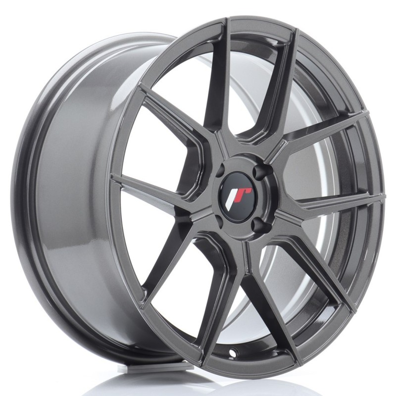 Japan Racing JR-30 17x8" 4x100 ET40, Hyper Gray