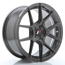 Japan Racing JR-30 17x8" 5x100 ET40, Hyper Gray