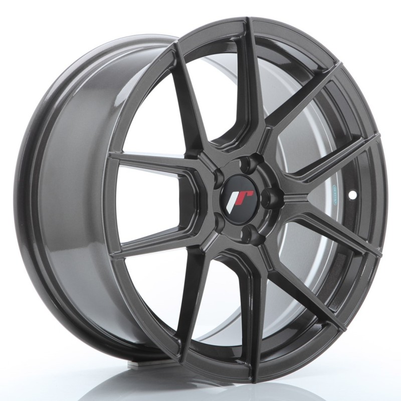 Japan Racing JR-30 17x8" 5x100 ET40, Hyper Gray