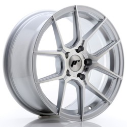 Japan Racing JR-30 17x8" 5x112 ET40, Silver, Machined Face