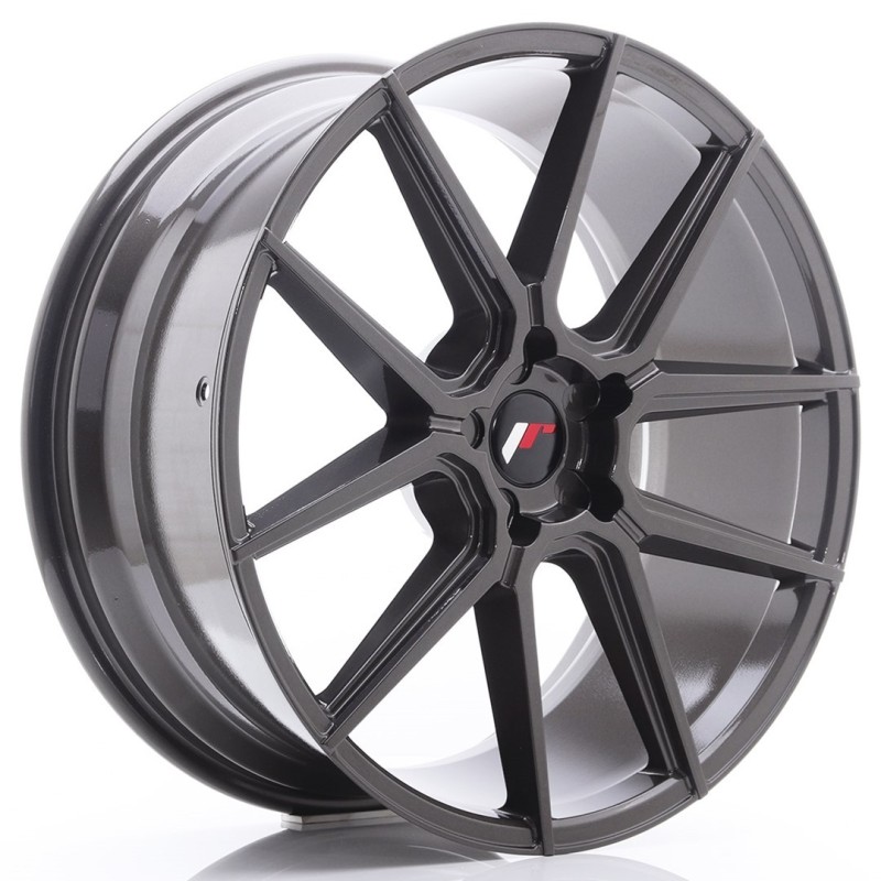 Japan Racing JR-30 Extreme Concave 21x9" (5 hole custom PCD) ET20-40, Hyper Gray