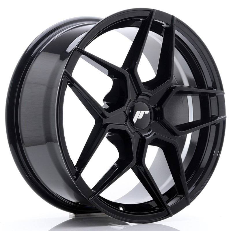 Japan Racing JR-34 18x8" (5 hole custom PCD) ET20-42, Gloss Black