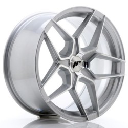 Japan Racing JR-34 Extreme Concave 18x9" (5 hole custom PCD) ET20-42, Silver, Machined Face