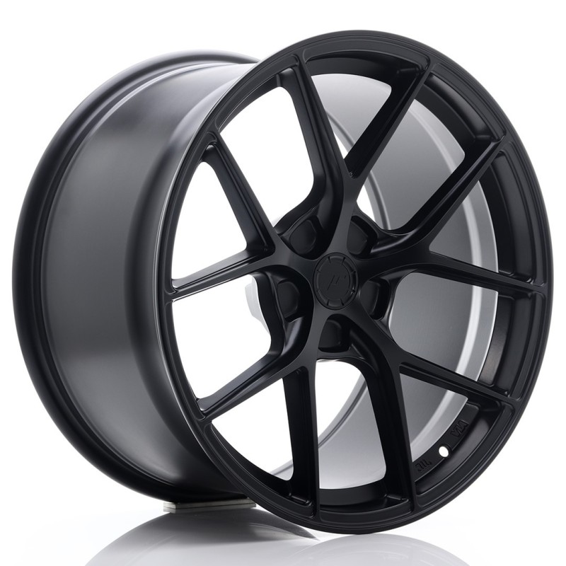 Japan Racing SL-01 Super Light 19x10.5" (5 hole custom PCD) ET25-40, Flat Black