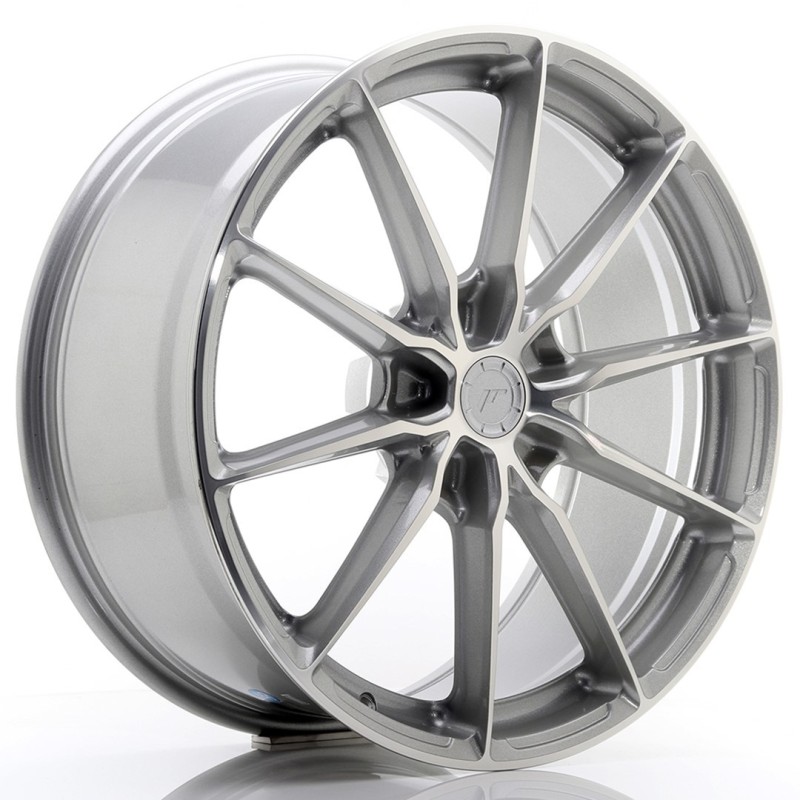 Japan Racing JR-37 Extreme Concave 20x9" (5 hole custom PCD) ET20-45, Silver