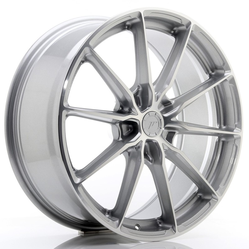 Japan Racing JR-37 20x8.5" (5 hole custom PCD) ET20-45, Silver