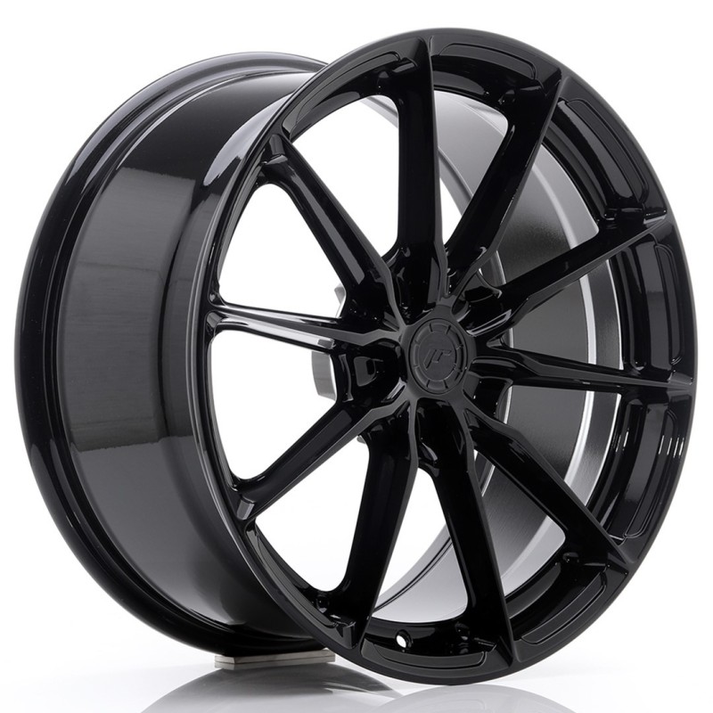 Japan Racing JR-37 19x8.5" (5 hole custom PCD) ET20-45, Gloss Black