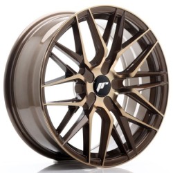 Japan Racing JR-28 18x7.5" (4 & 5 hole custom PCD) ET20-40, Bronze
