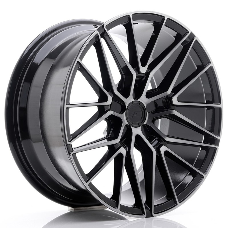 Japan Racing JR-38 19x9.5" (5 hole custom PCD) ET20-45, Flat & Gloss Black
