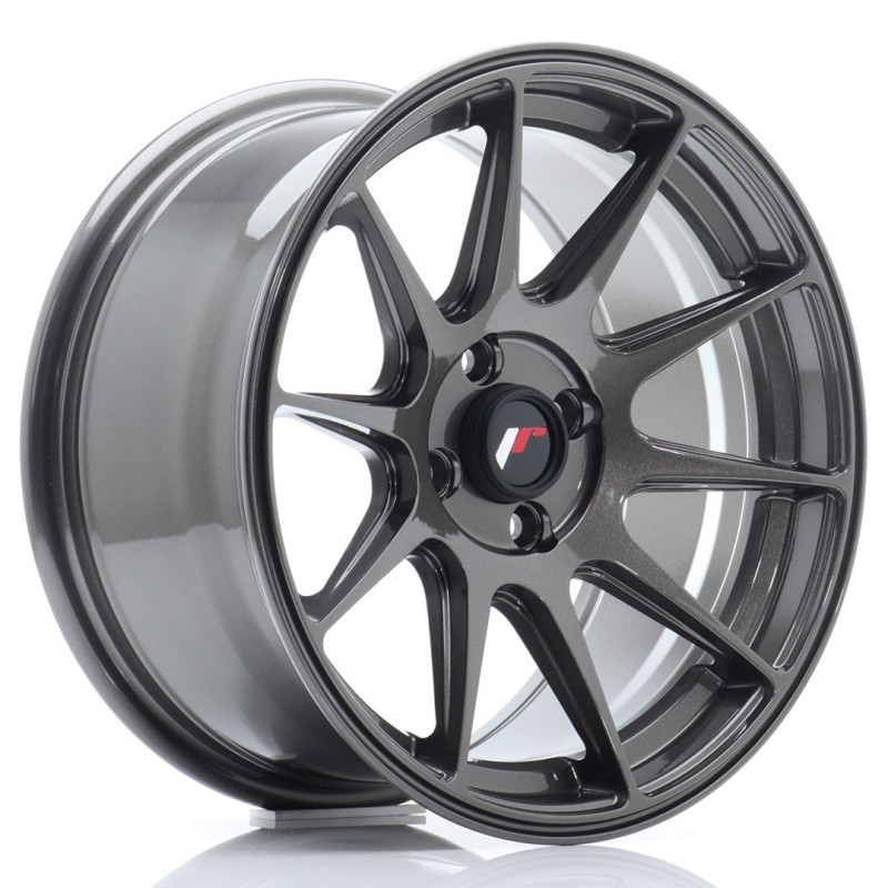 Japan Racing JR-11 16x8" 4x100 ET25, Hyper Gray