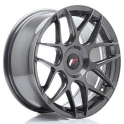 Japan Racing JR-18 17x8" (4 & 5 hole custom PCD) ET35, Hyper Gray