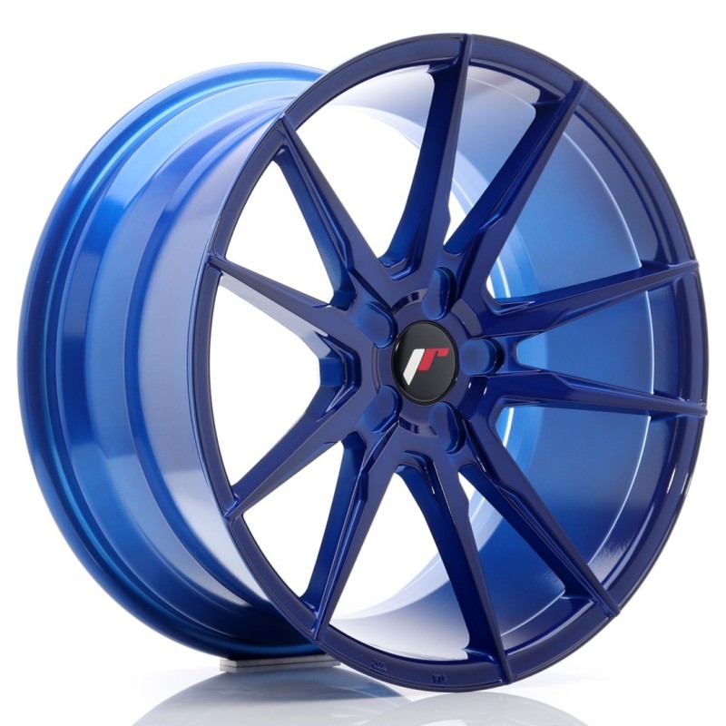 Japan Racing JR-21 Extreme Concave 19x9.5" (5 hole custom PCD) ET20-40, Blue