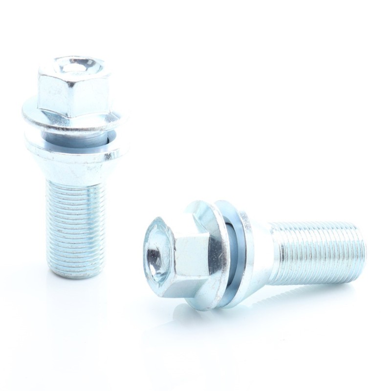 M15x1.25 Silver Wheel Bolts (Pack of 20)