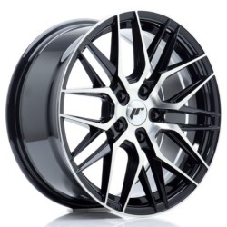 Japan Racing JR-28 17x8" 5x112 ET40, Gloss Black Machined