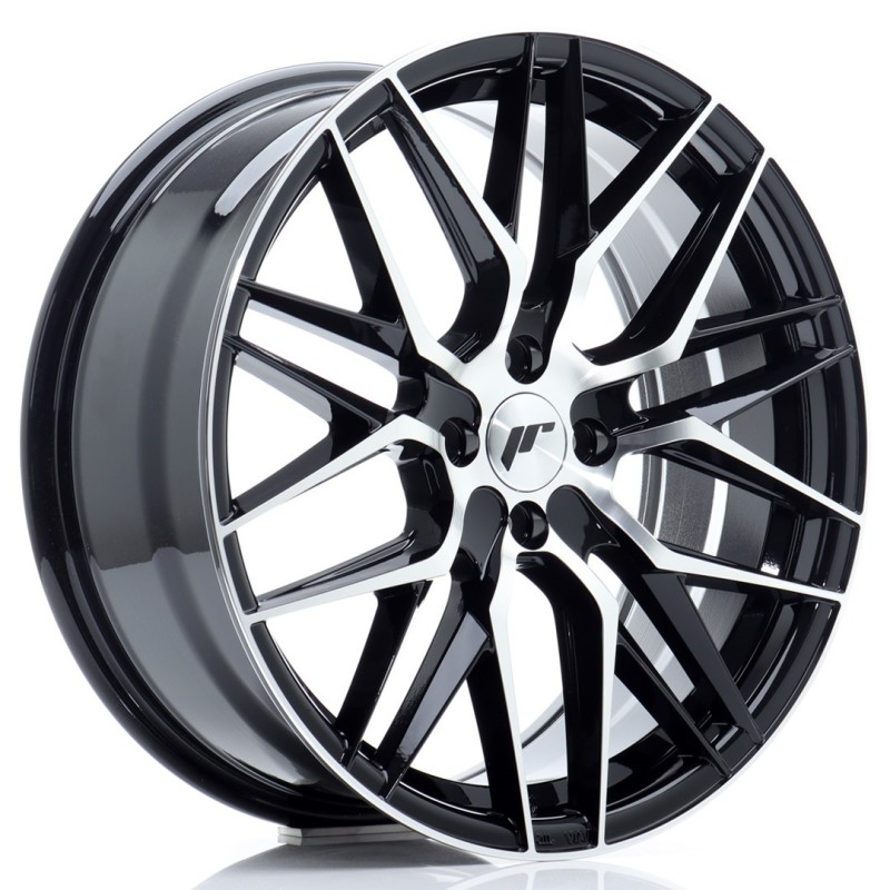 Japan Racing JR-28 18x7.5" 4x100 ET40, Gloss Black Machined