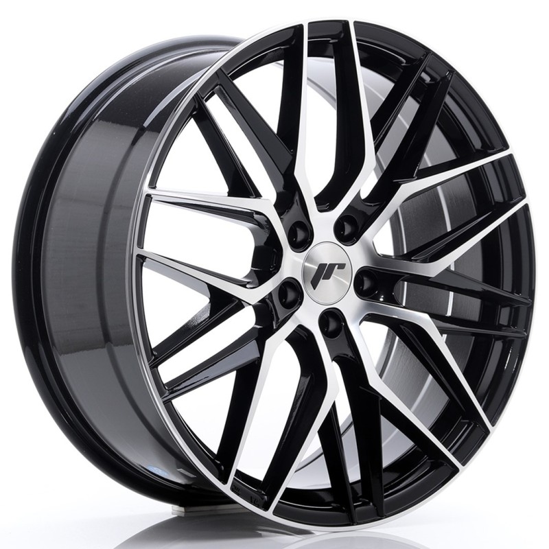 Japan Racing JR-28 20x8.5" 5x114.3 ET40, Gloss Black Machined