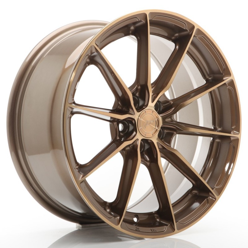 Japan Racing JR-37 17x8" (5 hole custom PCD) ET20-40, Bronze