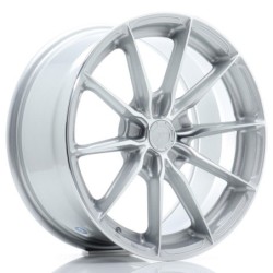 Japan Racing JR-37 17x8" (5 hole custom PCD) ET20-40, Machined Silver