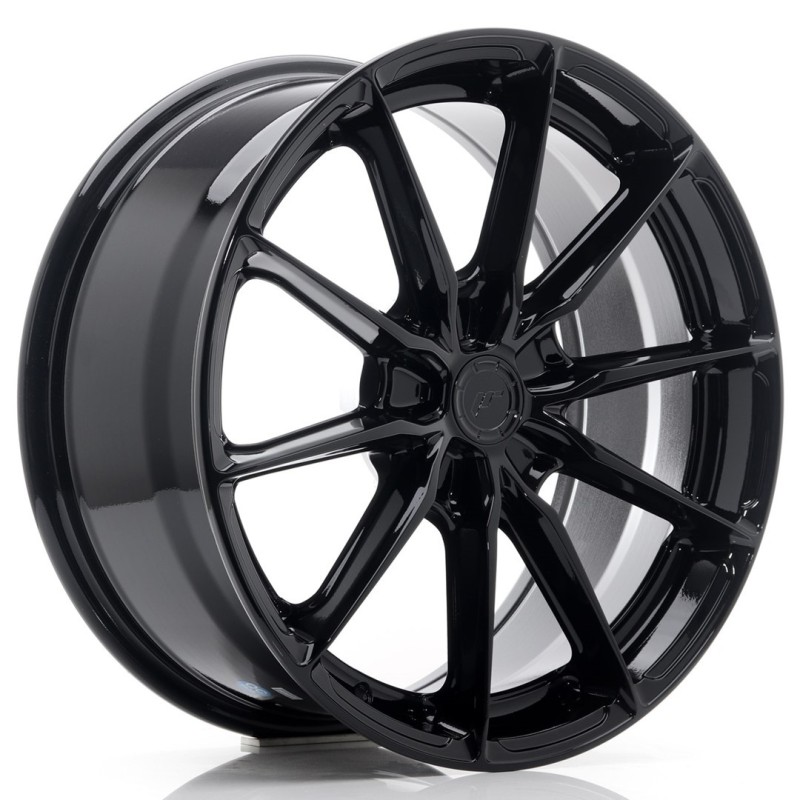 Japan Racing JR-37 18x8" (5 hole custom PCD) ET20-45, Gloss Black