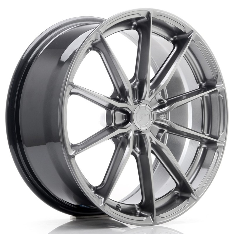 Japan Racing JR-37 18x8" (5 hole custom PCD) ET20-45, Hyper Black