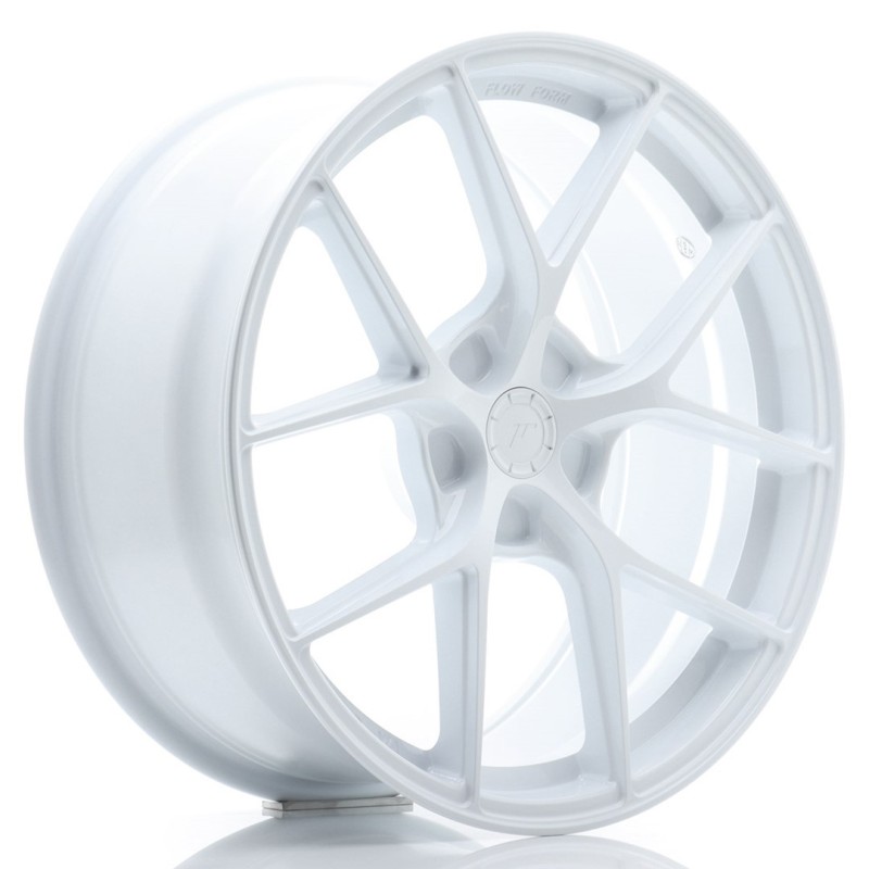 Japan Racing SL-01 Super Light 19x8.5" (5 hole custom PCD) ET20-45, White