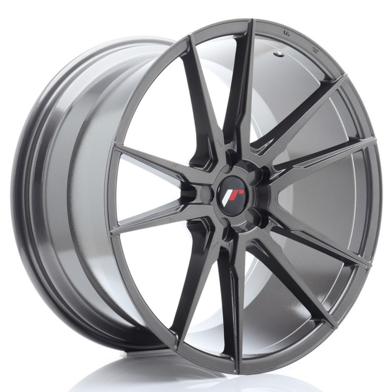 Japan Racing JR-21 Extreme Concave 21x11" (5 hole custom PCD) ET15-55, Hyper Gray