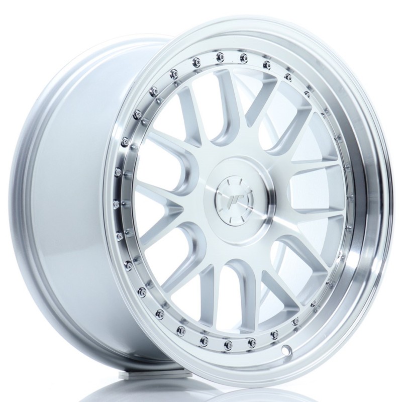Japan Racing JR-40 18x8.5" (5 hole custom PCD) ET15-35, Silver