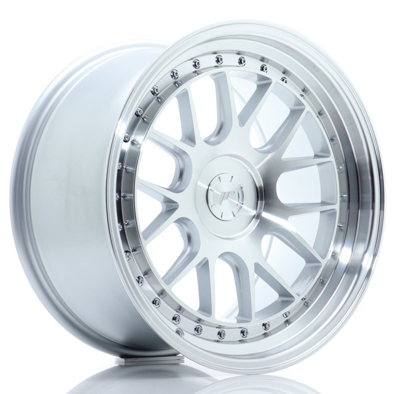 Japan Racing JR-40 18x9.5" (5 hole custom PCD) ET15-35, Silver