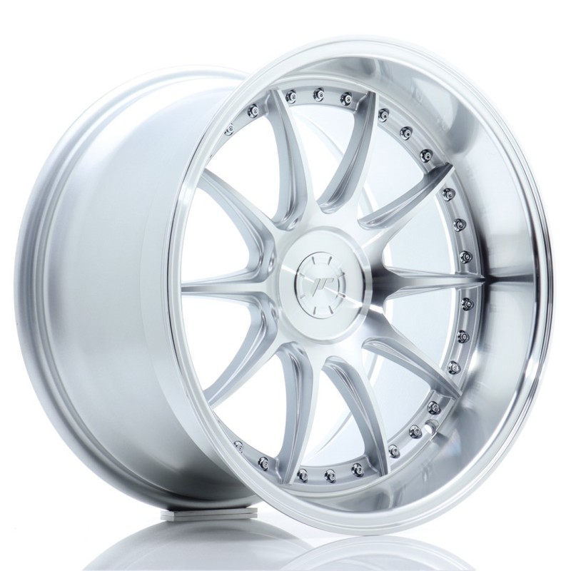 Japan Racing JR-41 18x10.5" (5 hole custom PCD) ET15-25, Silver