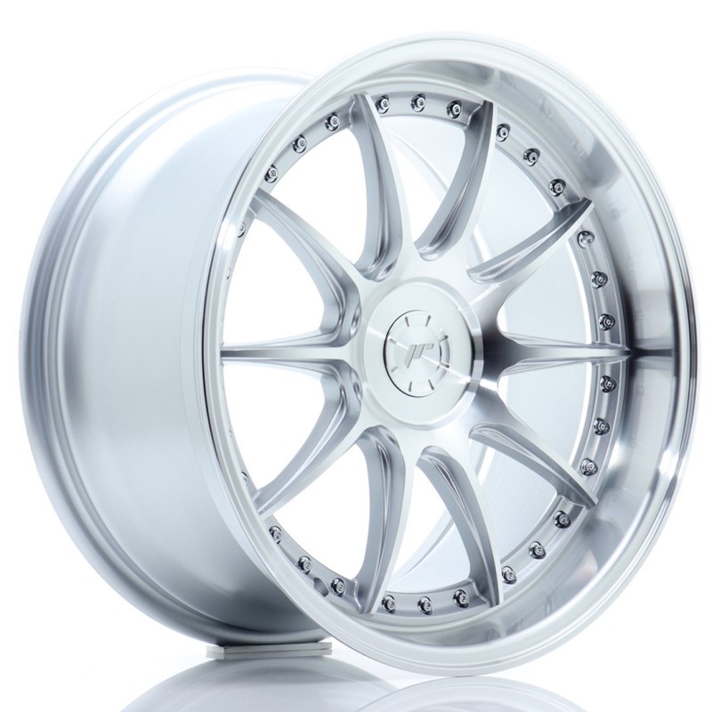 Japan Racing JR-41 18x9.5" (5 hole custom PCD) ET15-35, Silver
