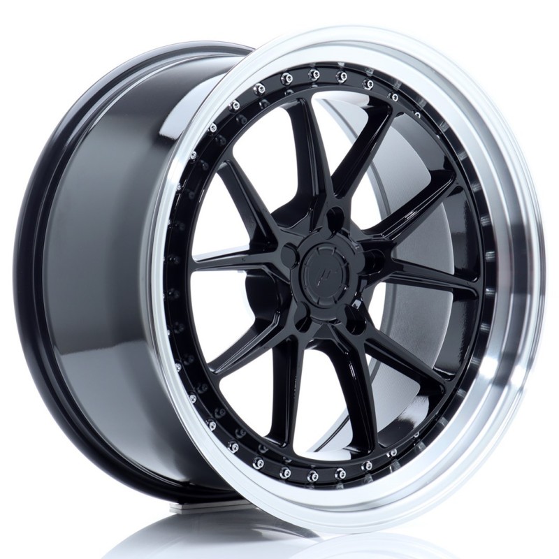 Japan Racing JR-39 19x9.5" (5 hole custom PCD) ET15-35, Gloss Black