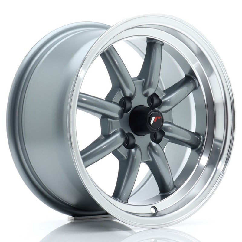 Japan Racing JR-19 15x8" 4x100 ET20, Gunmetal