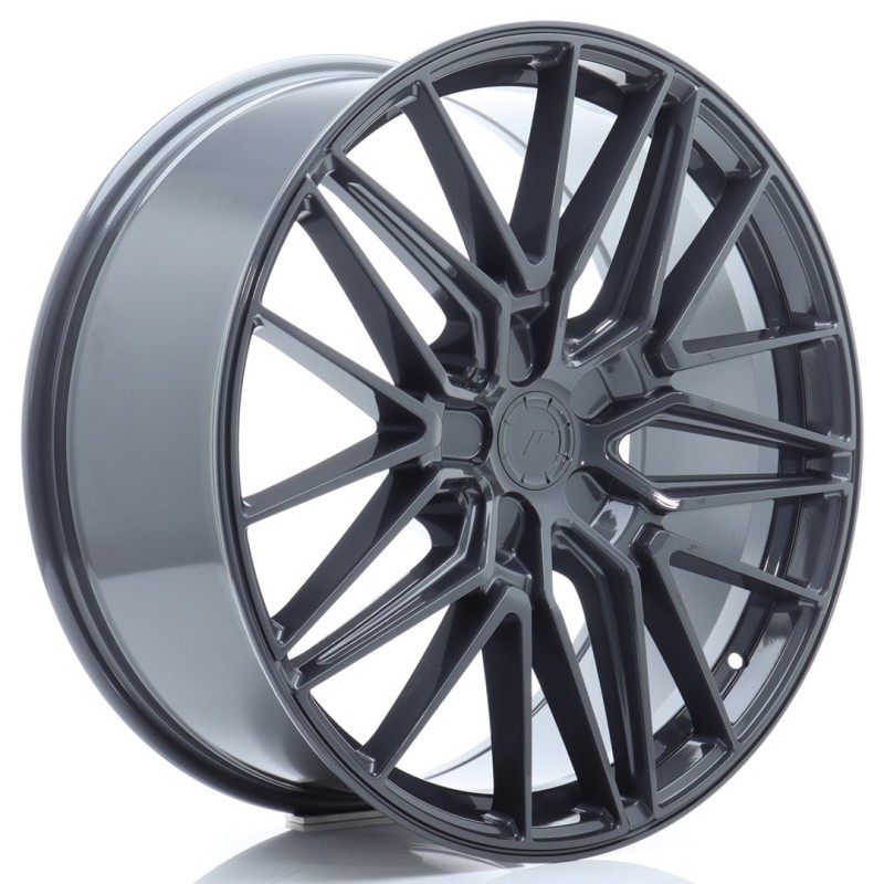Japan Racing JR-38 21x9" (5 hole custom PCD) ET10-52, Hyper Gray