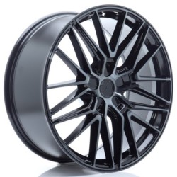 Japan Racing JR-38 21x9.5" (5 hole custom PCD) ET14-58, Flat & Gloss Black
