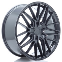 Japan Racing JR-38 21x9.5" (5 hole custom PCD) ET14-58, Hyper Gray