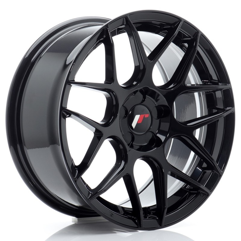 Japan Racing JR-18 17x8" (5 hole custom PCD) ET35, Gloss Black