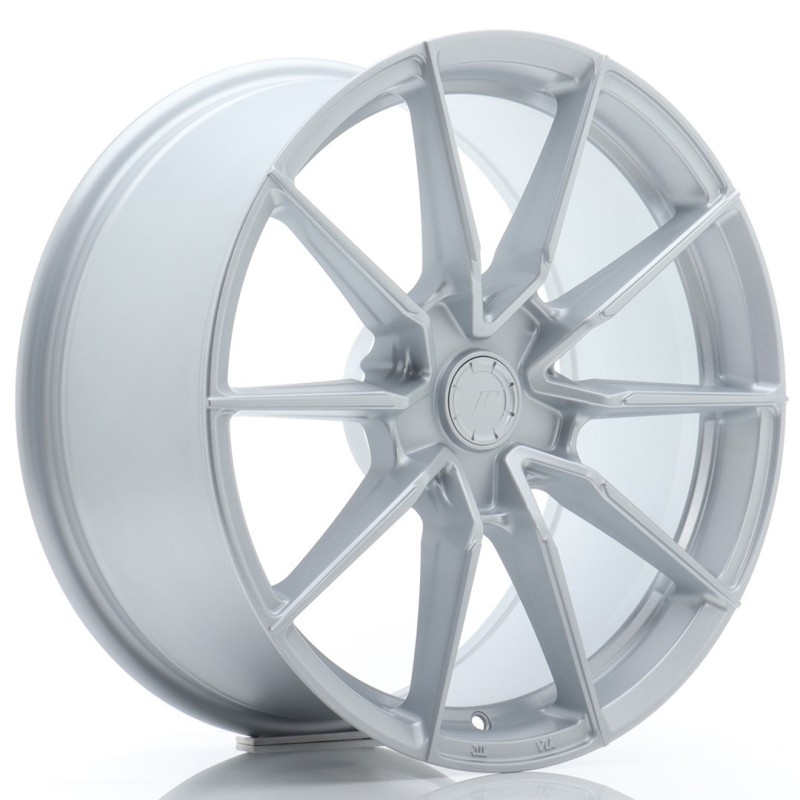 Japan Racing SL-02 Super Light 18x9" (5 hole custom PCD) ET20-51, Machined Silver