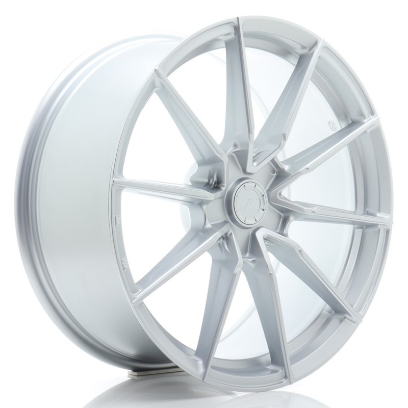 Japan Racing SL-02 Super Light 19x8.5" (5 hole custom PCD) ET20-45, Machined Silver
