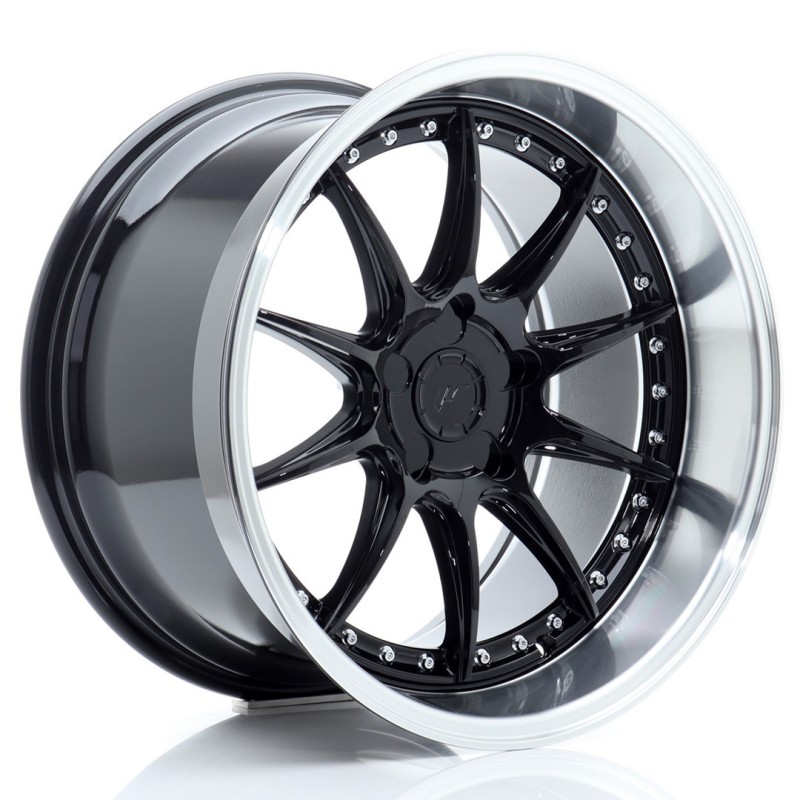 Japan Racing JR-41 18x10.5" (5 hole custom PCD) ET15-25, Gloss Back