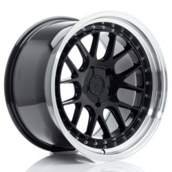 Japan Racing JR-40 18x10.5" (5 hole custom PCD) ET15-22, Gloss Black