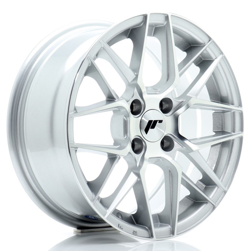 Japan Racing JR-28 15x7" 4x100 ET38, Machined Silver