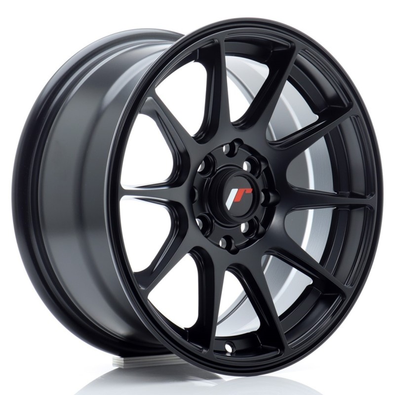 Japan Racing JR-11 15x7" 4x100/114.3 ET30, Flat Black