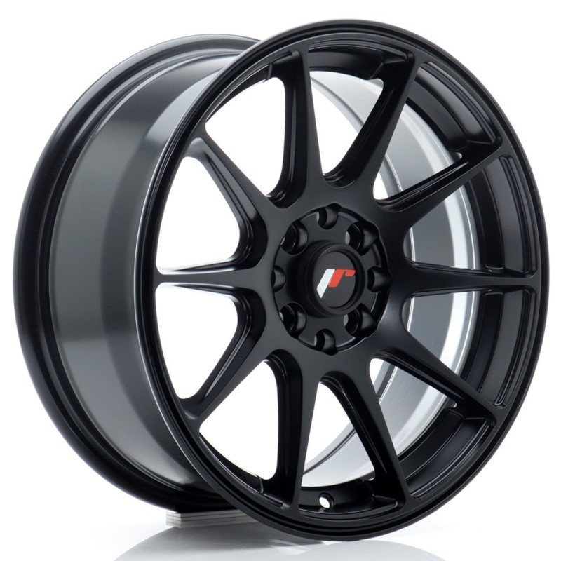 Japan Racing JR-11 16x7" 4x100/114.3 ET30, Flat Black