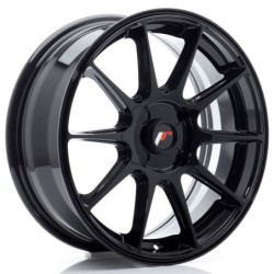 Japan Racing JR-11 17x7" (4 hole custom PCD) ET20-38, Gloss Black
